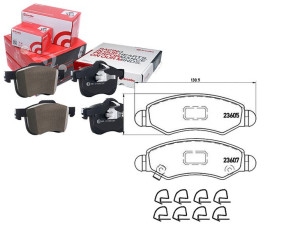 Klocki Hamulcowe Opel Agila 00-07 Brembo