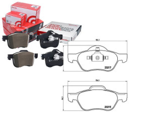 Klocki Hamulcowe Renault Laguna 01- Brembo