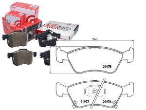 Klocki Hamulcowe Toyota Avensis 97-03 Brembo
