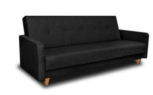 WERSALKA KANAPA SOFA ADAM czarna rozkładana