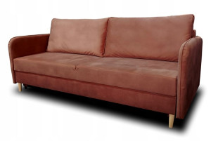 sofa kanapa HARRY welur super tkanina sprężyny