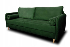 sofa kanapa HARRY II welur super tkanina sprężyny