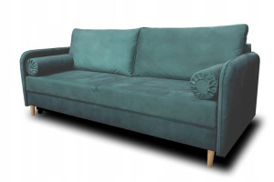sofa kanapa HARRY II welur super tkanina sprężyny