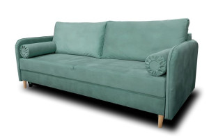 sofa kanapa HARRY II welur super tkanina sprężyny