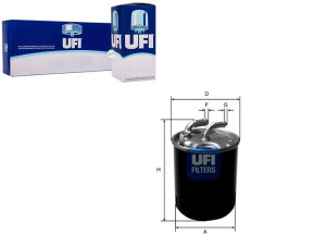 Filtr Paliwa Diesel Ufi