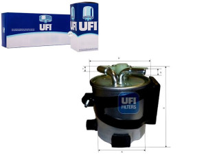 Filtr Paliwa Megane 1.5dci 05- Ufi