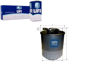 Filtr Paliwa Diesel Ufi