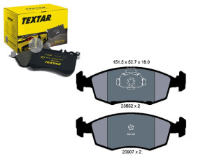 Klocki Hamulcowe Fiat Przód Palio Siena 00- Textar