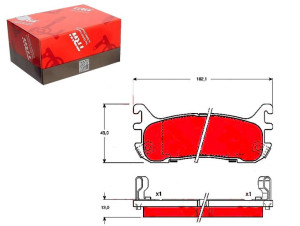 Klocki Hamulcowe Mazda Tył 323 89-98 Mx5 94- Trw