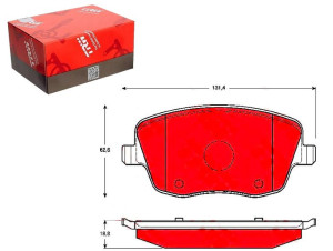 Klocki Hamulcowe Seat Przód Ibiza 02- Trw