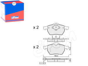 Klocki Hamulcowe Vw Golf Iii Iv Cifam