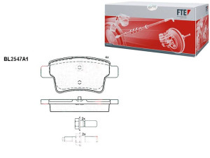 Klocki Hamulcowe Citroen C4 16.4mm Wva24540 Kpl Ft