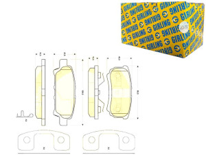 Klocki Hamulcowe Chrysler Sebring 07> Compass 06>