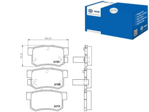 Klocki Hamulcowe Hella Pagid 06430s2ae50 06430s2a0