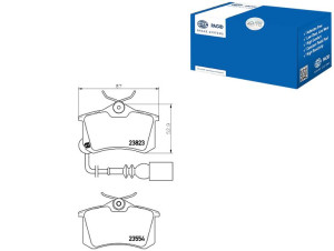 Klocki Hamulcowe Hella Pagid 6q0698451 B 6x0698451