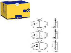 Klocki Hamulcowe Chrysler Pt Cruiser 00-10 Metelli