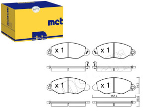 Klocki Hamulcowe Ford Transit 00-06 Metelli