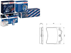 Klocki Hamulcowe Vw Przód T4 09 90 15 Bosch