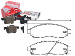 Klocki Hamulcowe Nissan Leaf 10- Przód Brembo