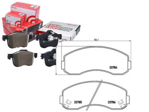 Klocki Hamulcowe Kia K2500 03- Brembo