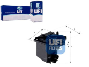 Filtr Paliwa Diesel Ufi