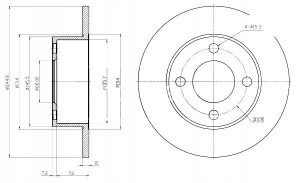 Tarcze Ham. 2szt Vw T. A80 100 Maxgear