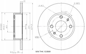 Tarcze Ham. 2szt Fiat P. Siena Maxgear