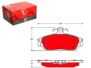 Klocki Hamulcowe Mg Przód Mg Tf 02-09 Mgf 95-02 Tr