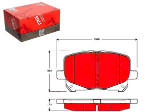Klocki Hamulcowe Toyota Przód Previa 2,0 D-4d 2,4