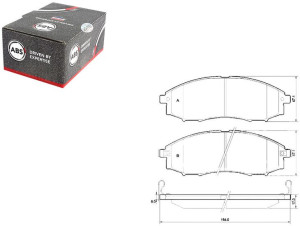 Klocki Hamulcowe Nissan Pick Up 01-07 Z Czuj. A.b.