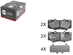 Klocki Hamulcowe Toyota Hilux 2.5 D-4d 10- Przód A