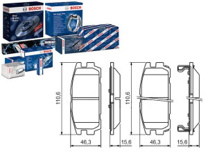 Klocki Hamulcowe Hyundai Terracan 2.9d/3.5 11.01-1