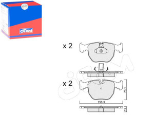 Klocki Hamulcowe Bmw 7 E38 94-01 740 Cifam