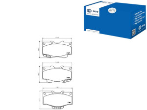 Klocki Hamulcowe Hella Pagid J0446535040 J04491351