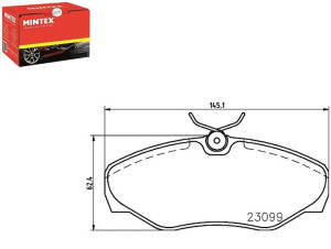 Klocki Hamulcowe Mintex 4106000qae 93192063 955992