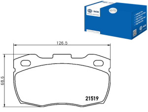 Klocki Hamulcowe Hella Pagid Sfp000260 Stc2952 Rtc