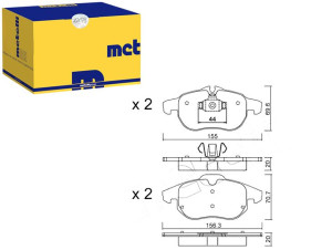 Klocki Hamulcowe Opel Vectra C 02- Metelli