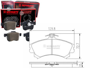 Klocki Hamulcowe Mitsubishi Carisma (da_) 1.8 16v