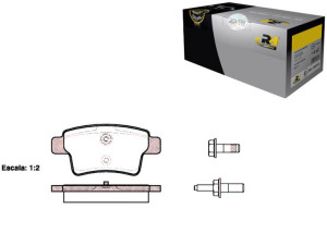 Klocki Hamulcowe Citroen C4 16.4mm Wva24540 Roadho