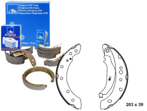 Szczęki Hamulcowe Peugeot 206 206+ 1.1-2.0d 08.98-