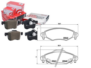 Klocki Hamulcowe Toyota Yaris 01- Brembo