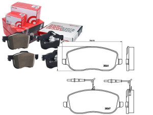 Klocki Hamulcowe Fiat Ulysse 02- Z Czuj. Brembo