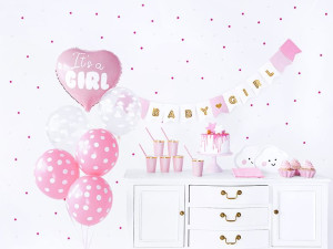 Zestaw dekoracji party - It's a girl