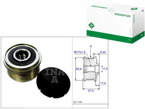 Koło Pasowe Alternatora Mazda 3 6 1,6-2,3 02- Niss