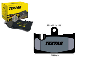 Klocki Hamulcowe Lexus Ls 4.3 08.00-08.06 Textar