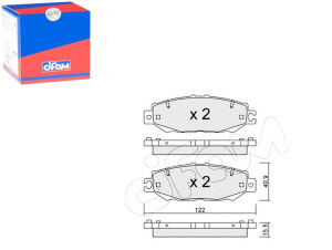 Klocki Hamulcowe Lexus Ls400 92-00 Tył Cifam