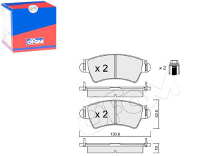 Klocki Hamulcowe Citroen Xsara 97-00 2.0hdi Cifam