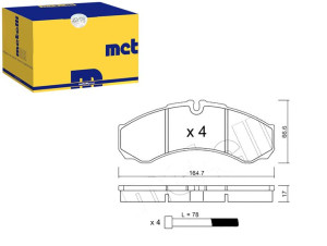 Klocki Hamulcowe Iveco Daily 99- Metelli