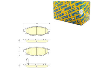Klocki Hamulcowe Subaru Legacy 03-11 Forester Kpl