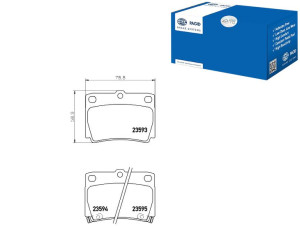 Klocki Hamulcowe Hella Pagid Mn102626 4605a783 Mr3